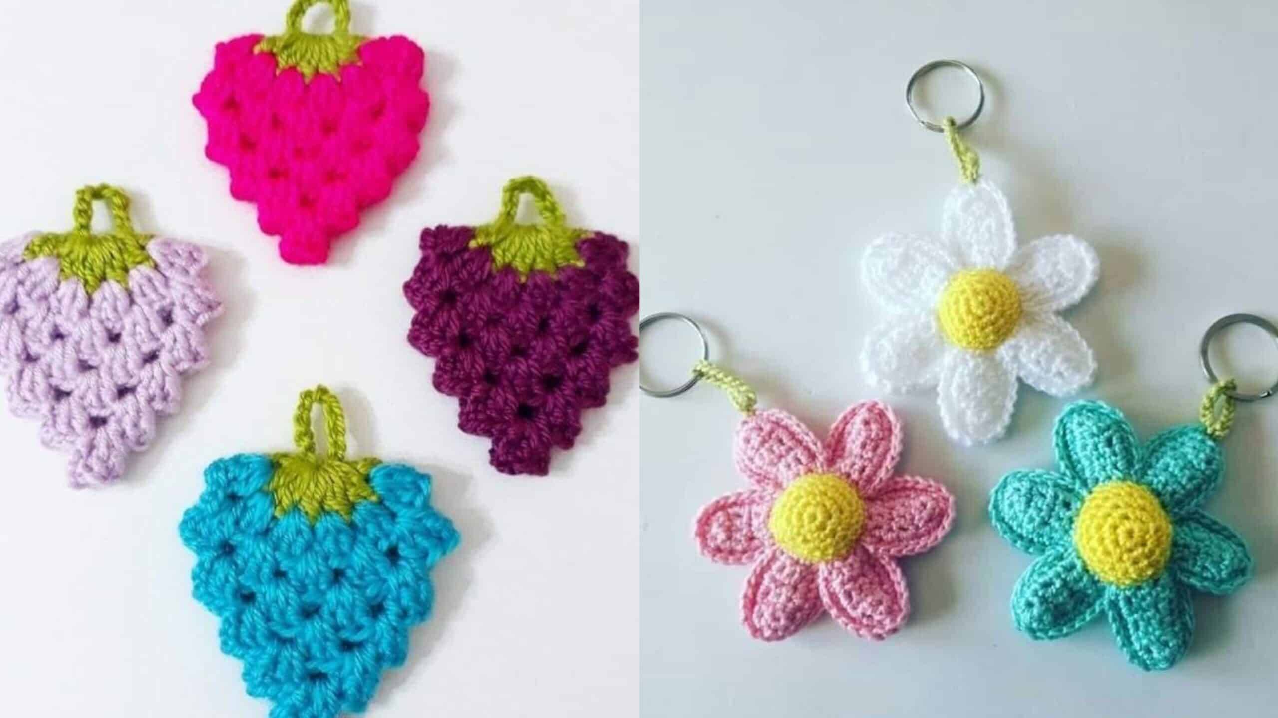 Chaveiros de Crochê: 28 Sugestões para Vender e Lucrar