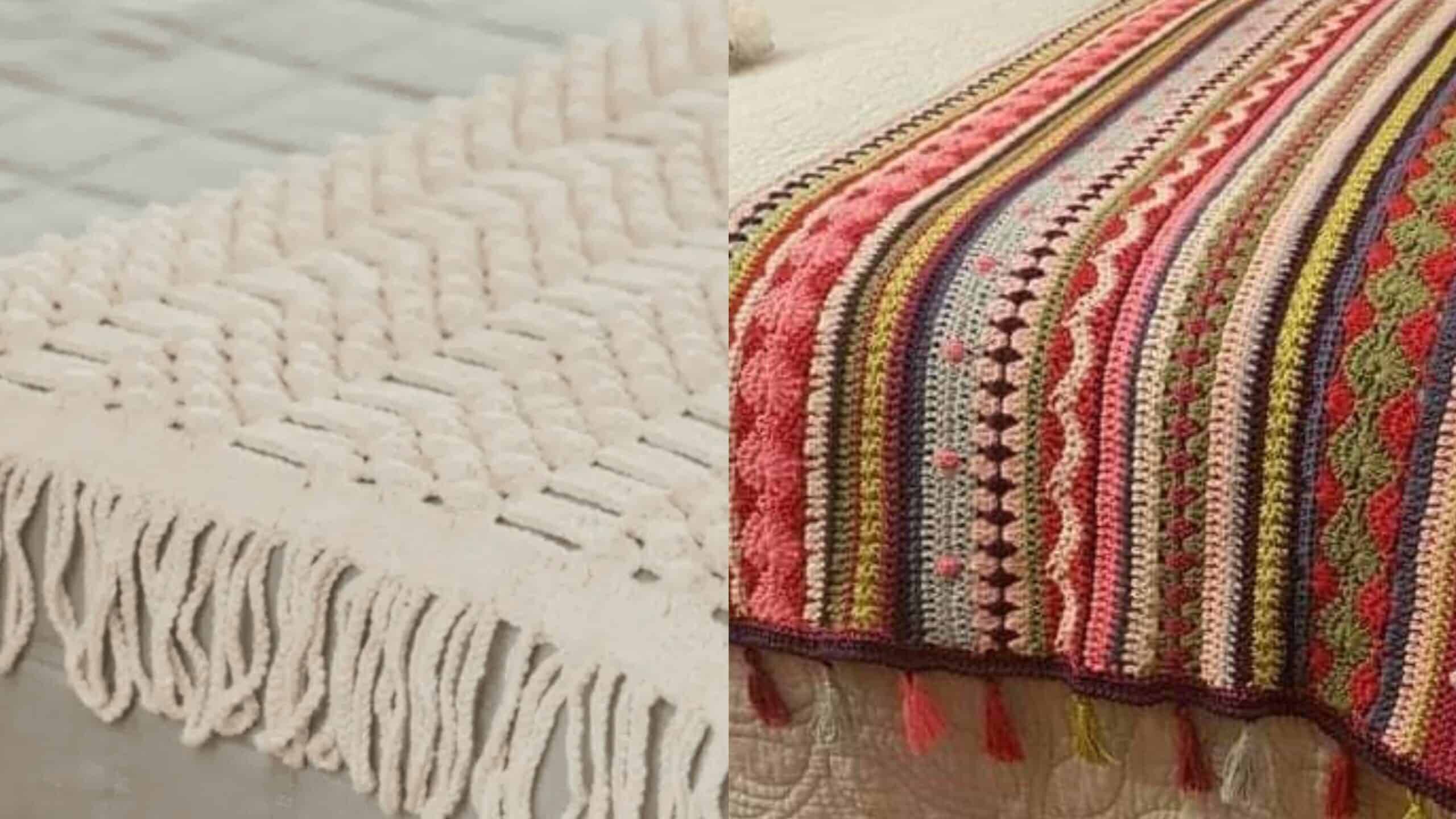 Peseiras em Crochê Bonitas e Cheias de Estilo para Você se Inspirar!