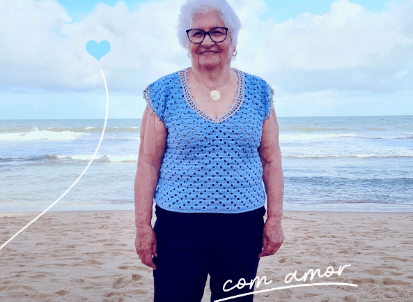 Blusa Topdown em Crochê Azul