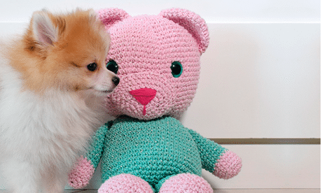 Amigurumi de Crochê Ursinho Bibi