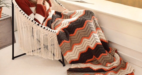 Manta de Crochê Ecosoft Euroroma