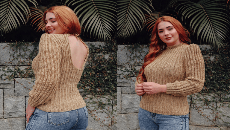 Blusa De Crochê Alessandra