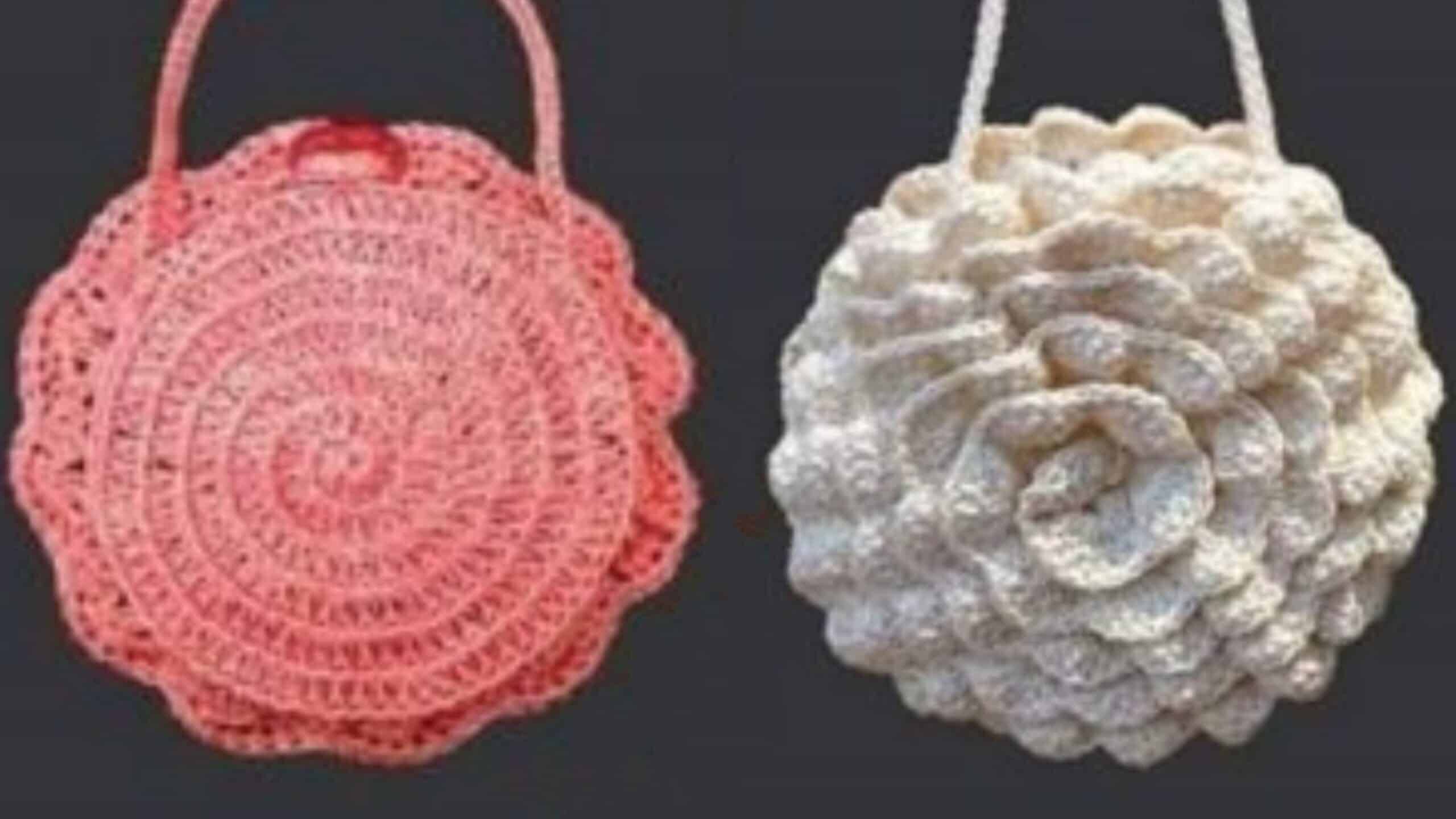 Bolsas de Crochê Flor: Passo a Passo