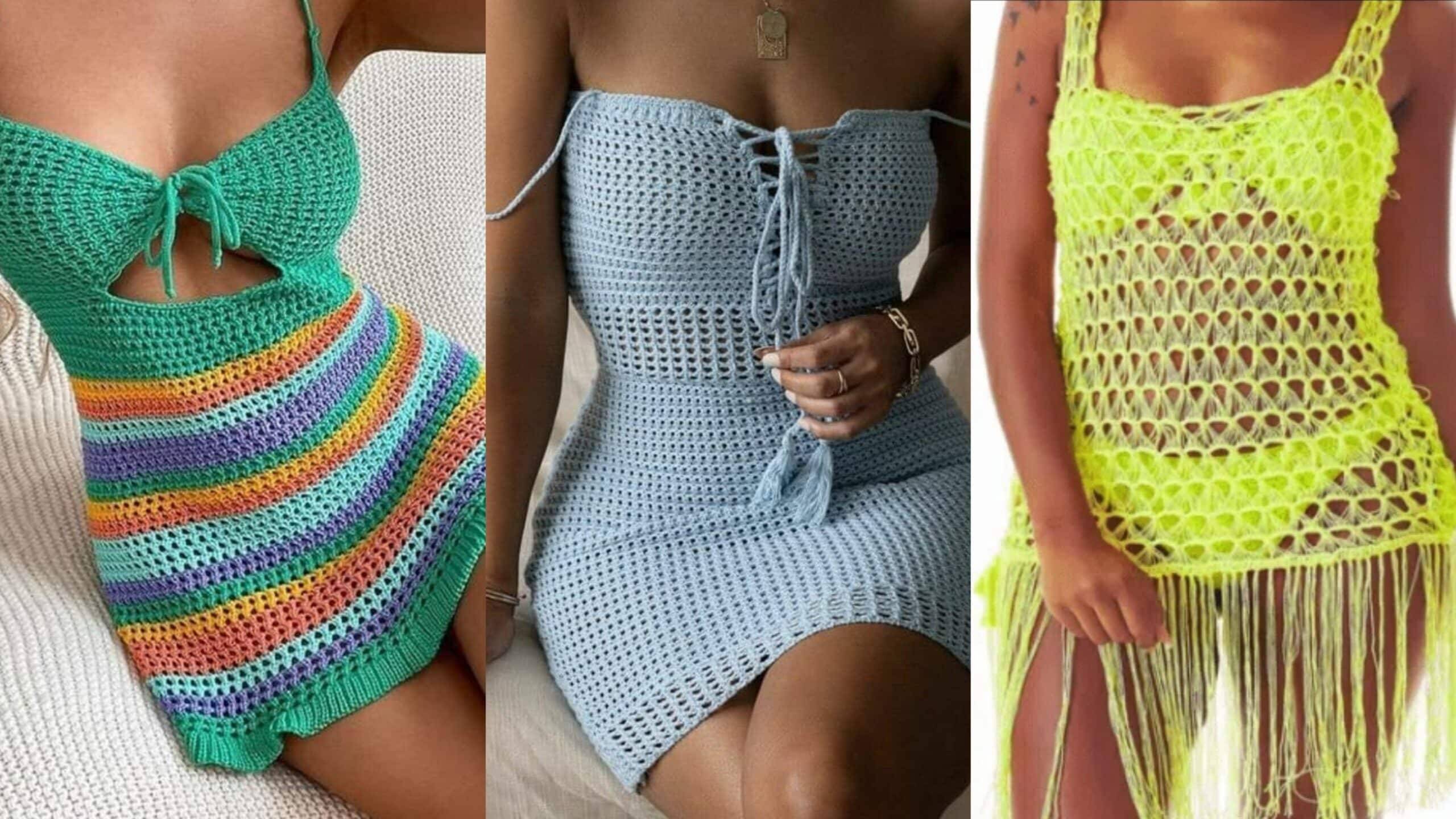 Saída De Praia em Crochê: 24 Inspirações para o Verão 2023