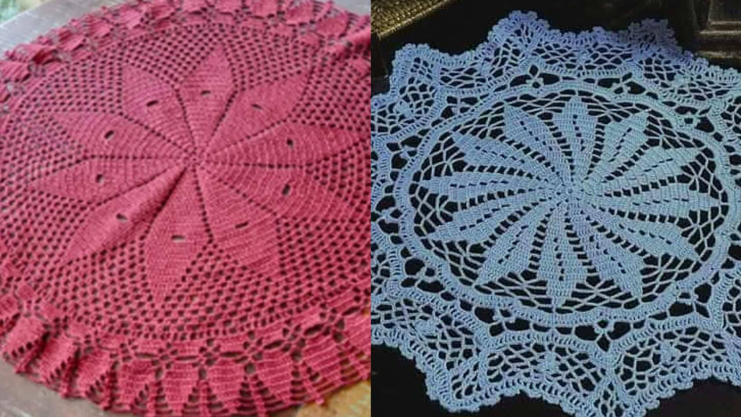 Centros de Mesa em Crochê Lindíssimos com Gráficos