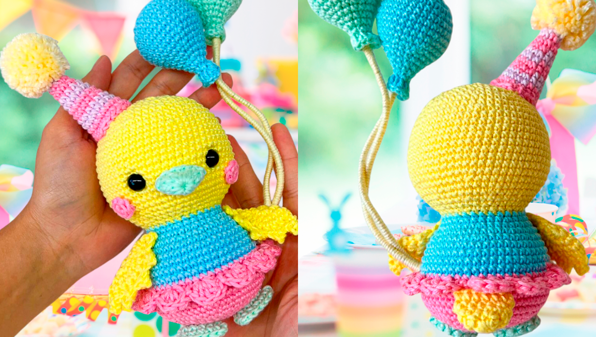 Amigurumi Pata Fofíssima com Pontos e Passo a Passo