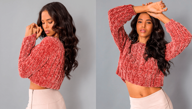 Blusa de Tricô Minitranças