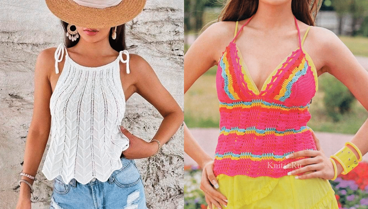 Blusas de Crochê e Tricô Lindíssimas com Gráficos
