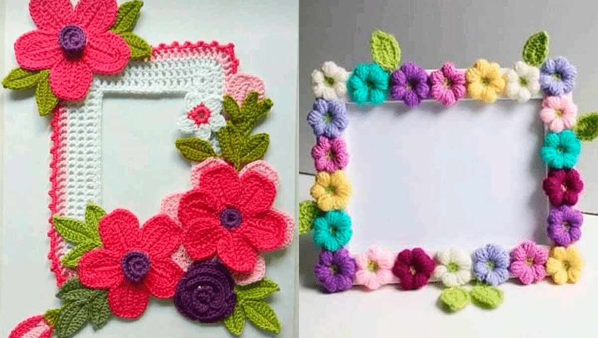 Porta Retrato em Crochê: 15 Ideias Para Inspiração