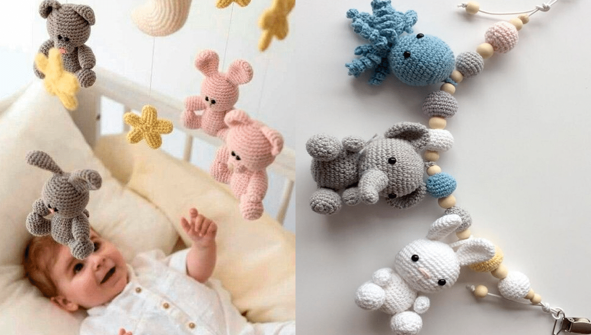 27 Amigurumis para Quarto de Bebê – Ideias p Copiar e Encantar