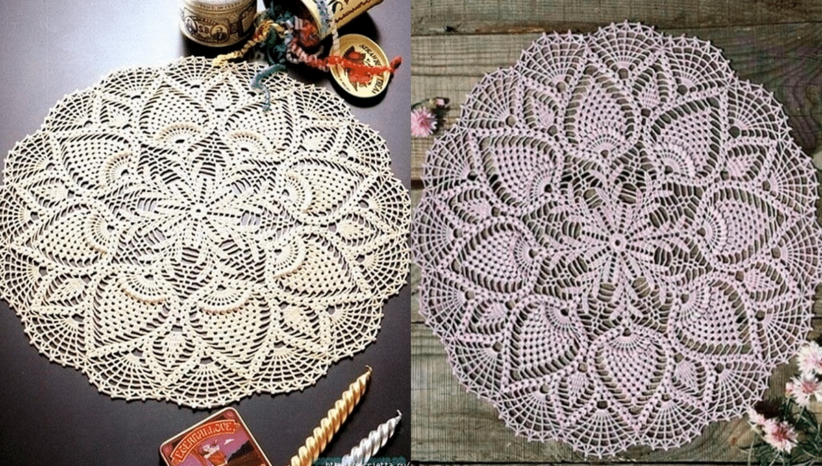 Toalhas de Mesa em Crochê Exuberantes com Gráficos