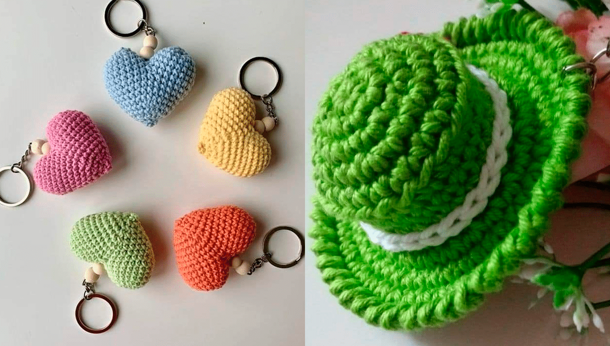30 Chaveiros em Crochê Lindos: Ideias para Fazer e Vender