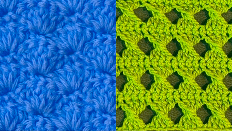 Pontos de Crochê Diferentes