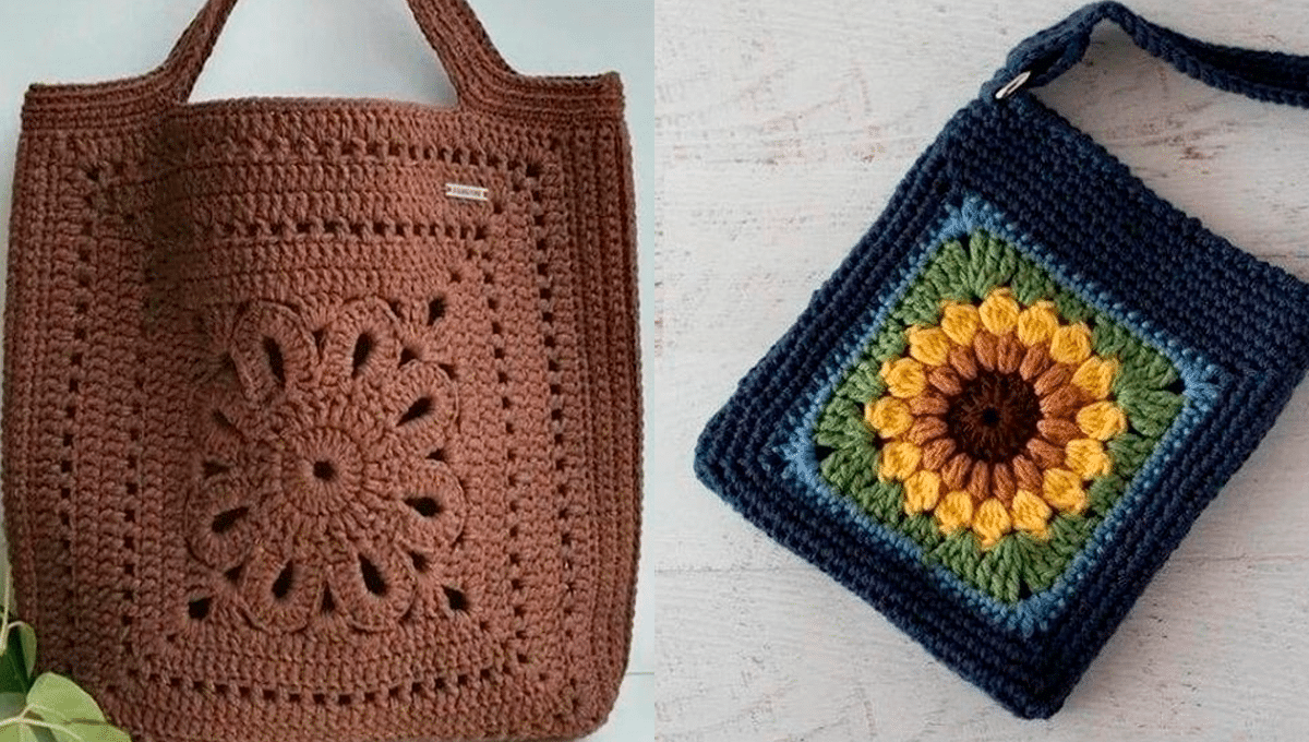 21 Bolsas de Crochê Bem Fáceis com Barbante