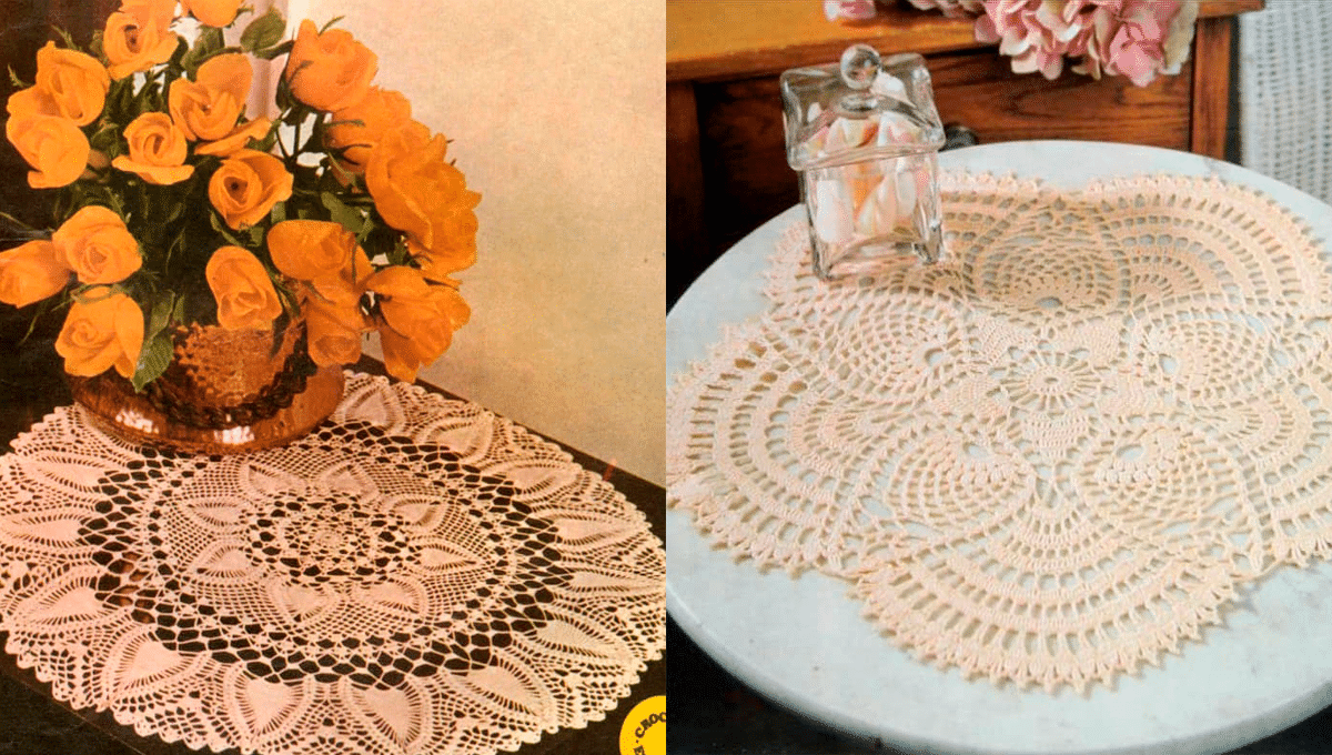 17 Centrinhos de Mesa em Crochê com Gráfico Super Detalhados