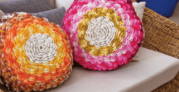 Almofadas de crochê – Barroco
