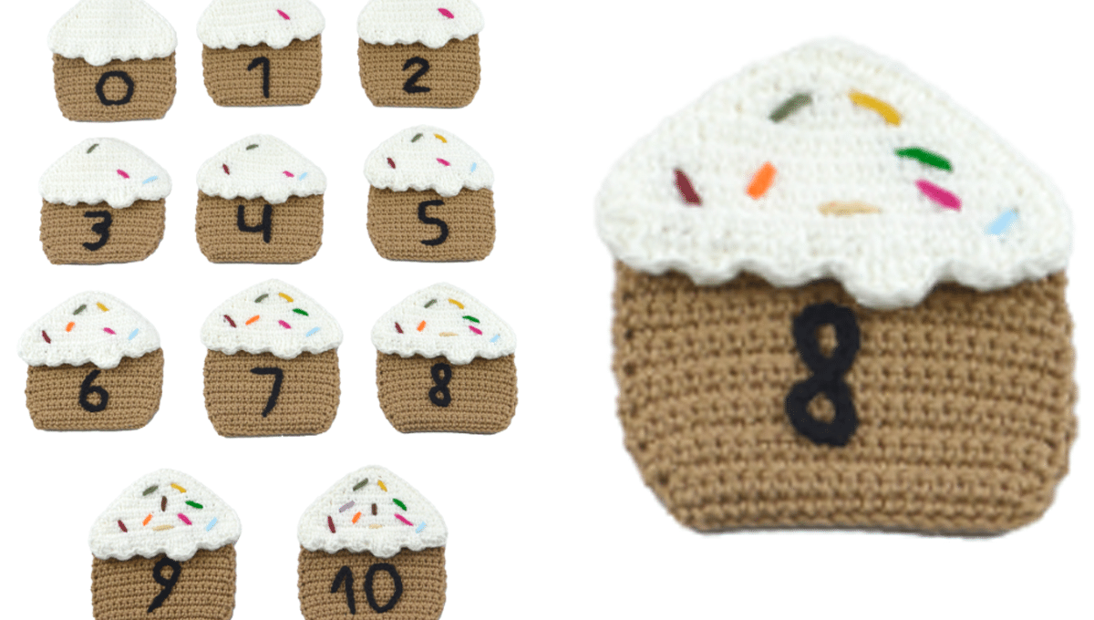 Amigurumi Divertido: Jogo de Cupcake em Crochê