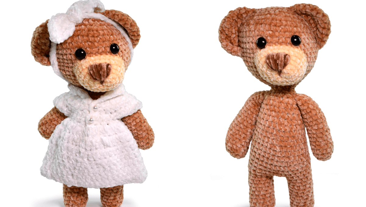 Amigurumi Ursa Amora Fofíssima com Passo a Passo