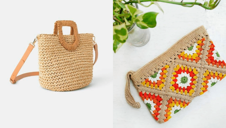 Bolsas de Crochê Simples