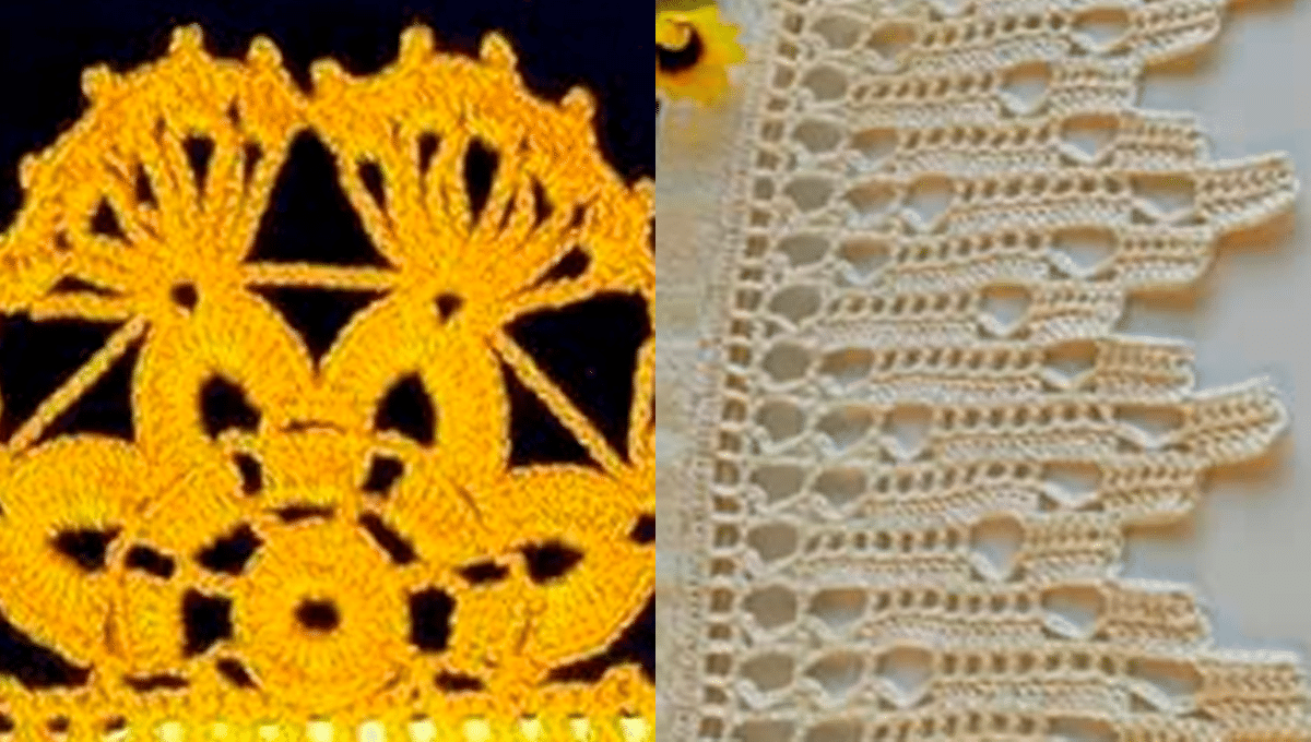 20 Barradinhos em Crochê com Gráficos Fáceis para Copiar