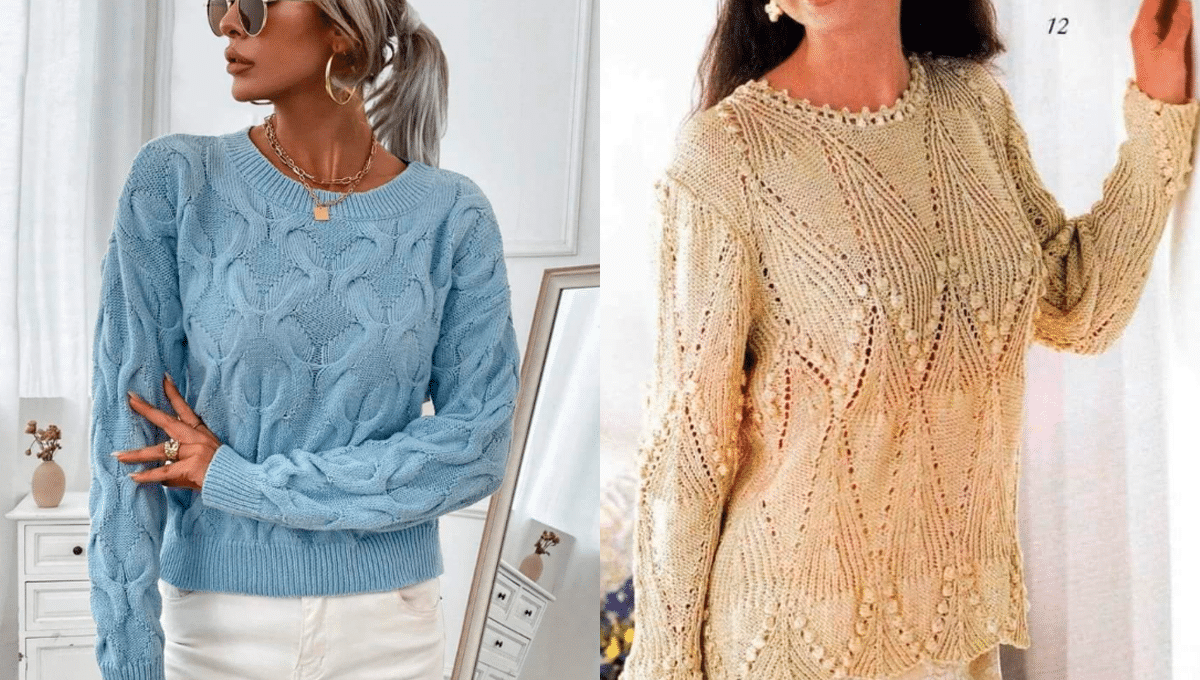 28 Blusas de Tricô Lindissimas com Gráfico dos Pontos