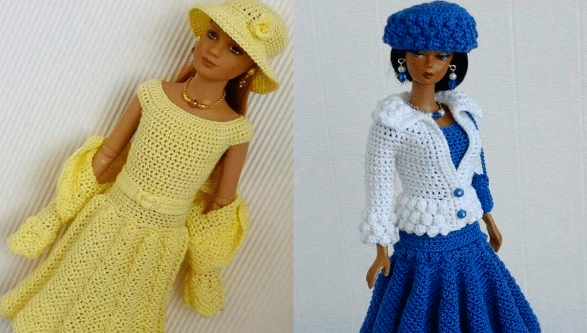 16 Roupinhas de Crochê para Bonecas Barbies – Lindas Inspirações da Web