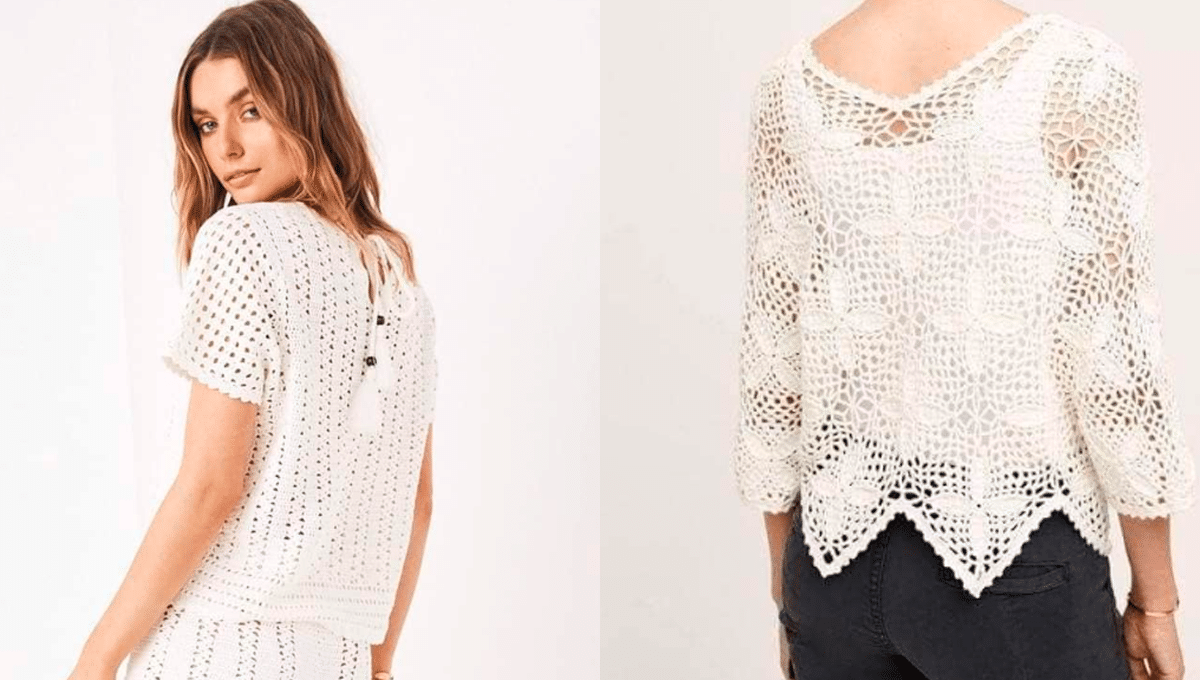 A elegância atemporal da blusa de crochê branca: versatilidade para todos os estilos