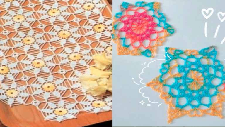Squares de Crochê para Peça Exclusiva
