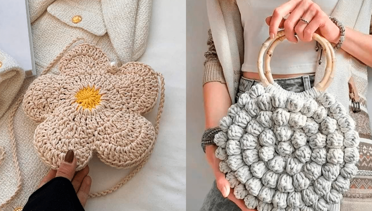Diy Crochê Moderno: Bolsinhas de Crochê Simples e Lindinhas com Gráficos