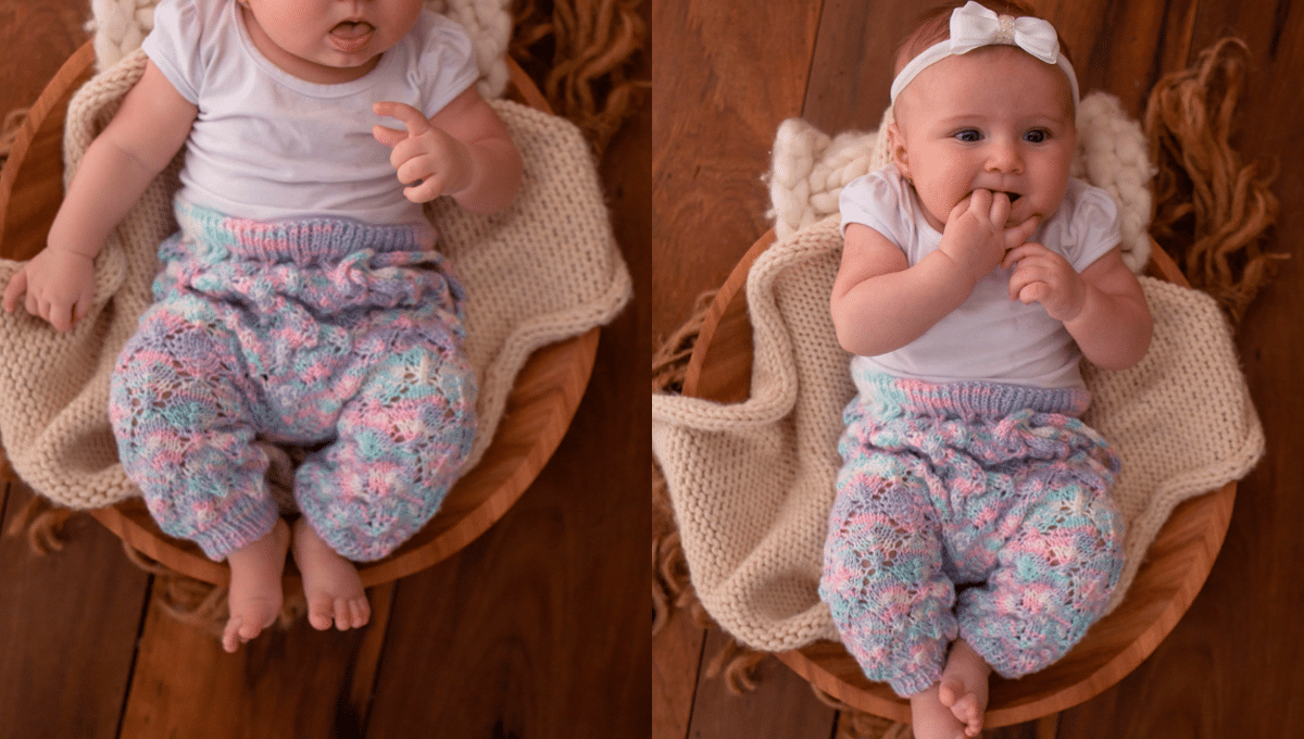 Calção em Tricô Baby Fofíssimo e Confortável com Graficos para Imprimir