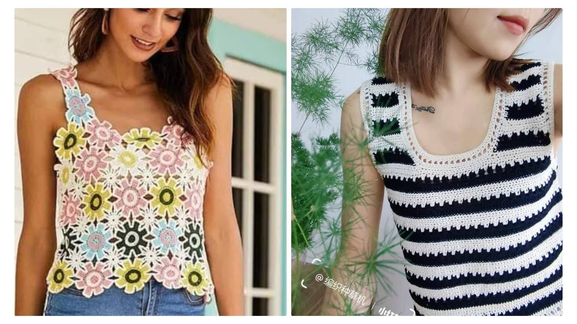 Blusas de Crochê Verão 2024 – Modelos Modernos e de Destaque