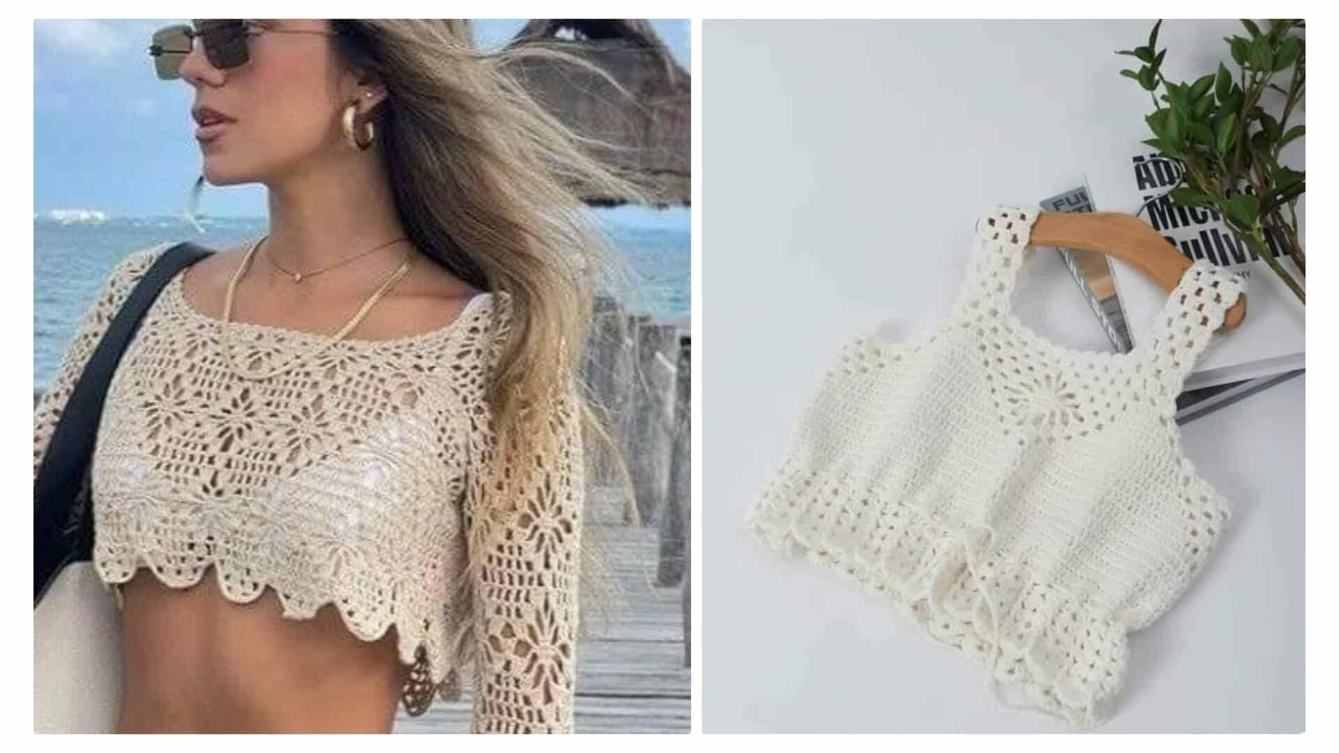 13 Croppeds de Crochê para o Verão 2024 – Comece o Seu Hoje Mesmo