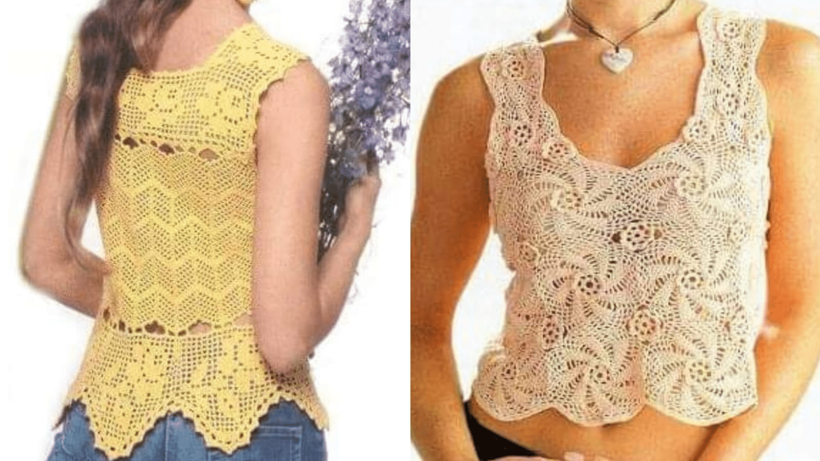 Blusas de Crochê para o Verão 2024 – Modelos Simples e Fresquinhos Parte 1