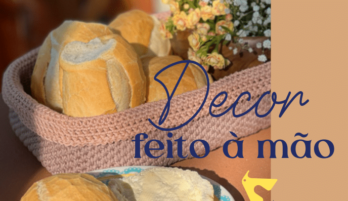 Cesto de crochê e Porta-Objetos