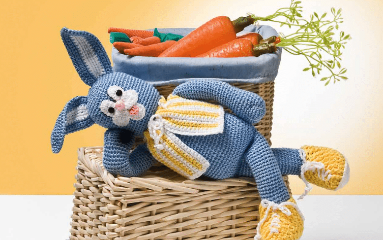 Amigurumi de Coelho em crochê
