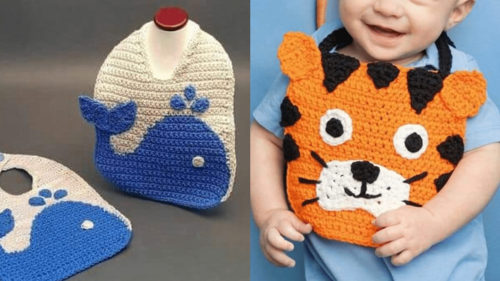 Babador Infantil de Crochê: Inspirações e Gráfico Parte 2