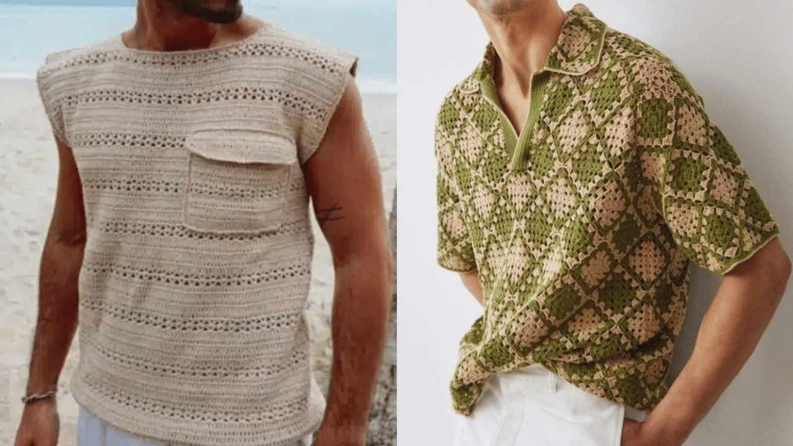 Crochê para Homens: 20 Camisas – Ideias para Te Inspirar e 1 Receita