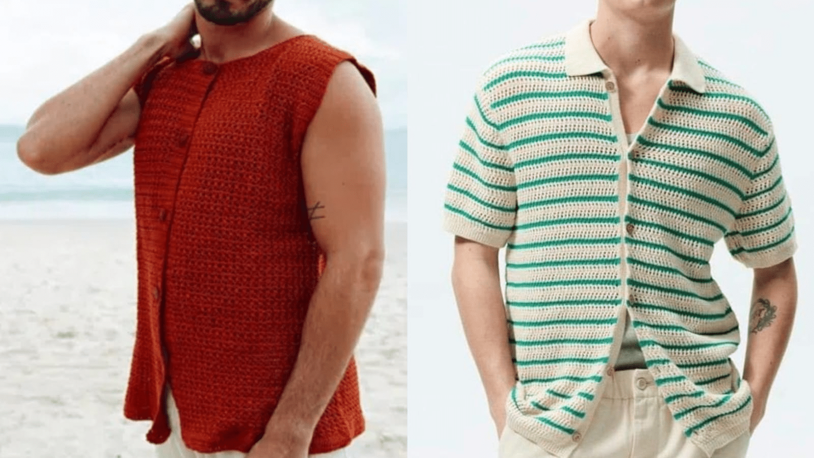 Crochê para Homens: 20 Camisas – Ideias para Te Inspirar e 1 Receita Linda