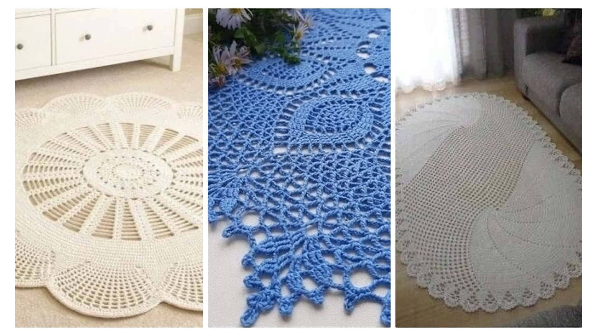 20 Tapetes de Crochê em Barbante com Gráficos: Os 20 Modelos que Mais Vendem!