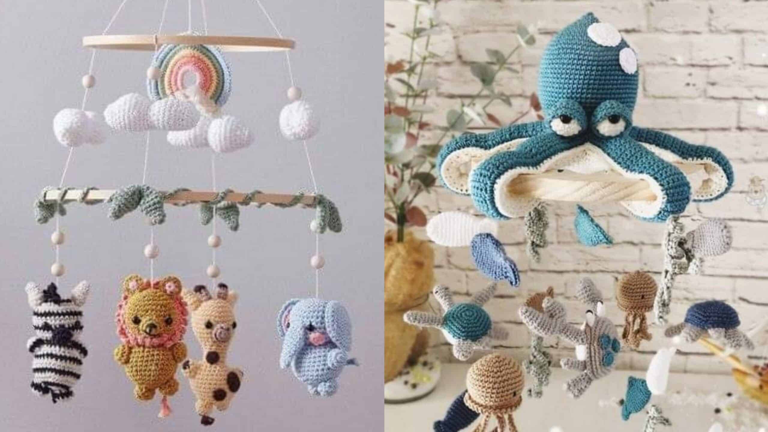Amigurumis: Mobiles para Quarto Infantil – Ideias e Receita