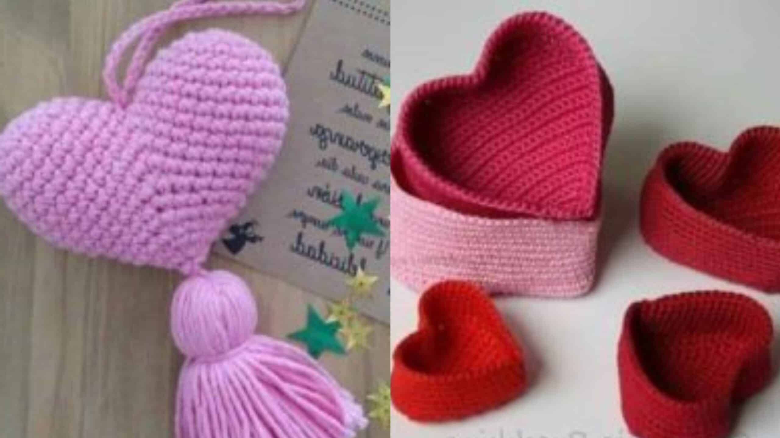 Diy: Coração de Crochê: Inspirações, Passo a Passo e Gráficos