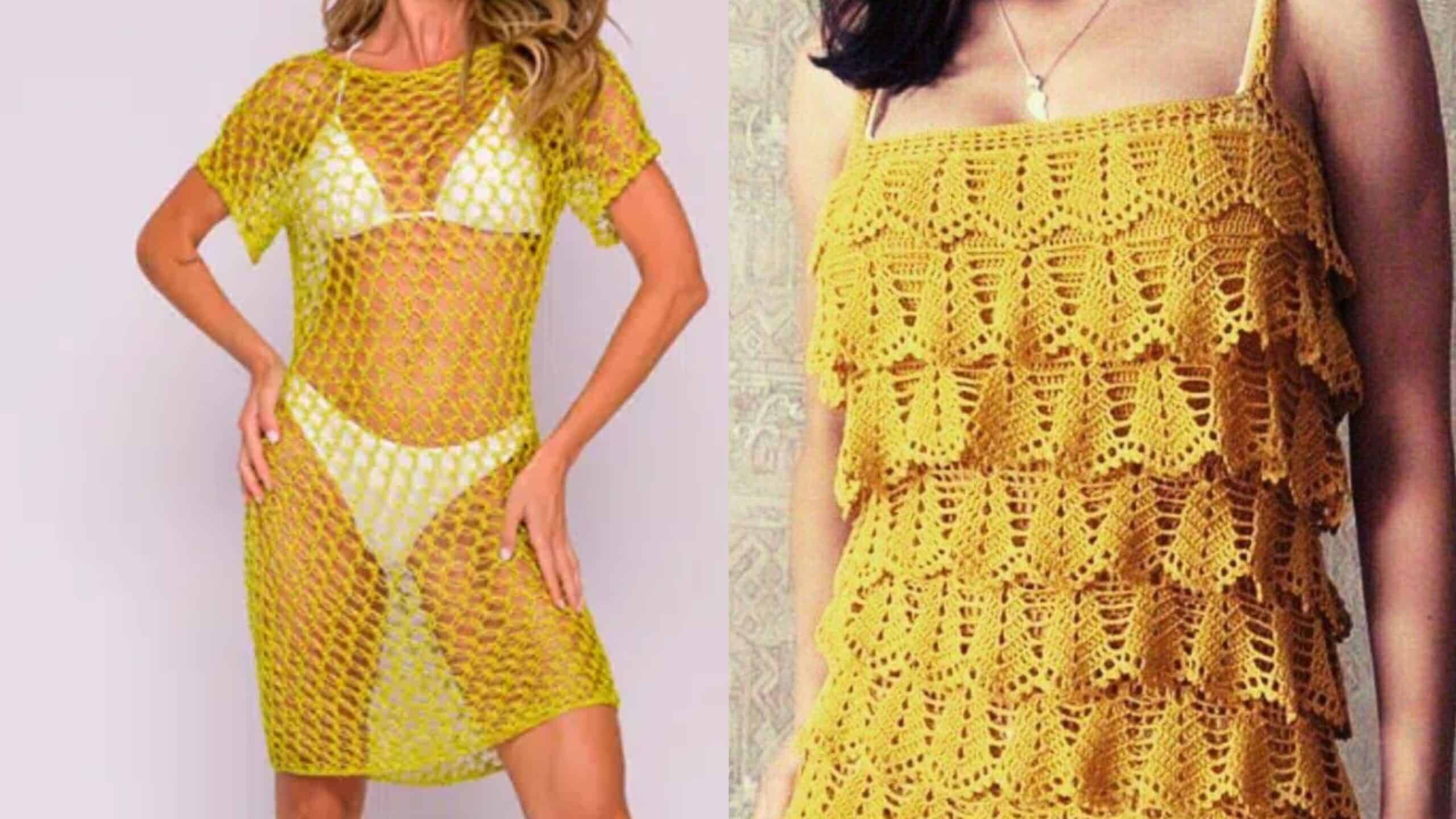 Tendência Artesanal: Saídas de Praia em Crochê para um Verão Estiloso
