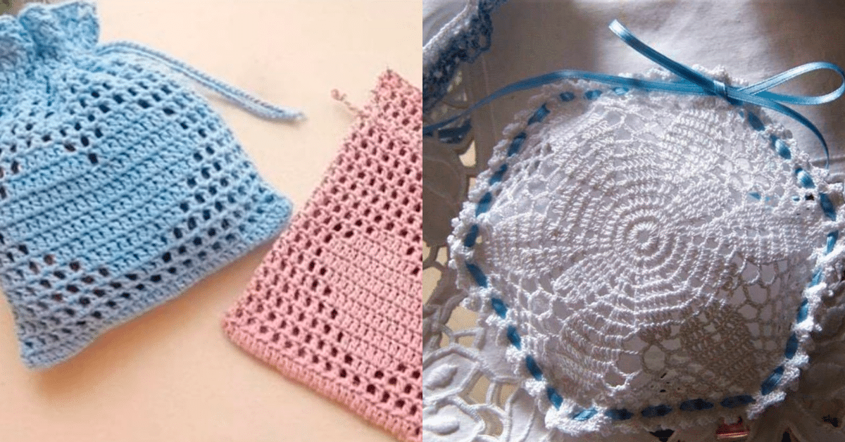 50 Porta Lembrancinhas em Croche para o Natal 3