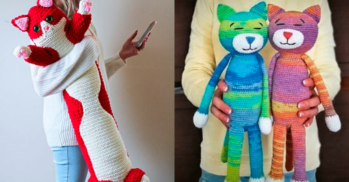 Amigurimis Gatos de Crochê – Ideias para Te Inspirar