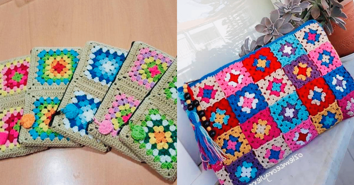 Diy – Faça Fácil com Quadradinhos de Crochê – Granny Squares Pt 2