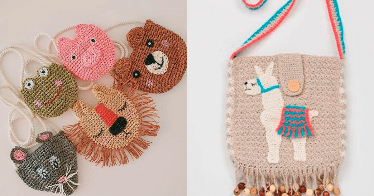 Bolsinhas de Crochê Infantil: Ideias Encantadoras para Sua Menina pt 1
