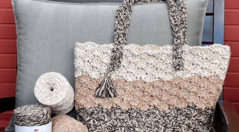 Bolsa de Crochê com Barbante Ecojuta