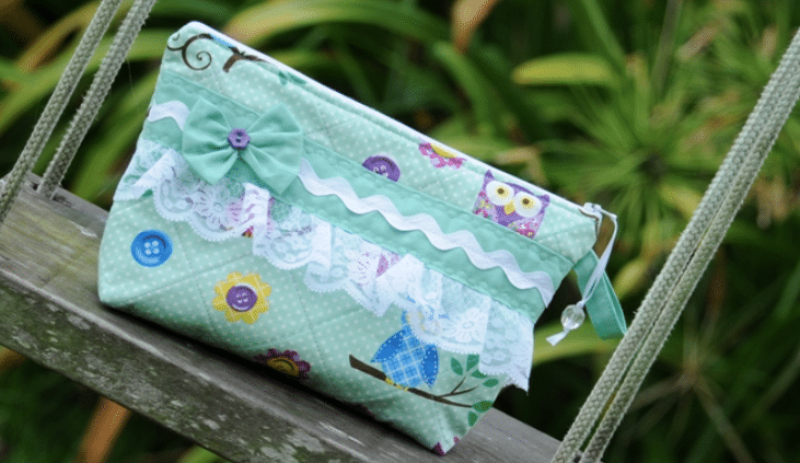 Necessaire Coruja em Patchwork