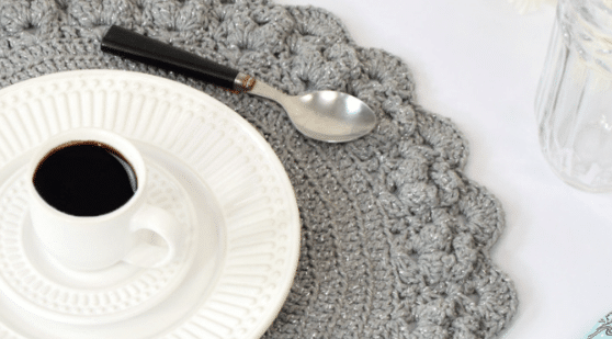 Sousplat de Crochê Grey