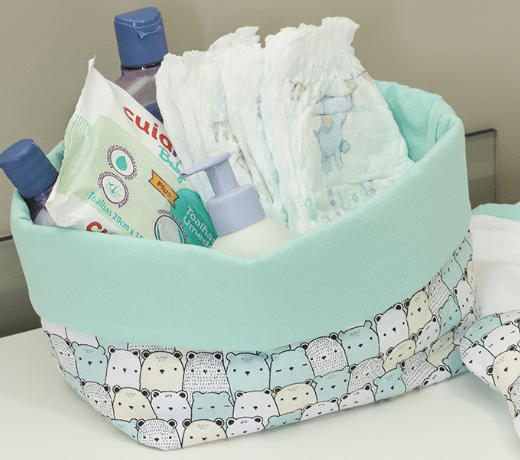 Kit Banho Bebê Patchwork